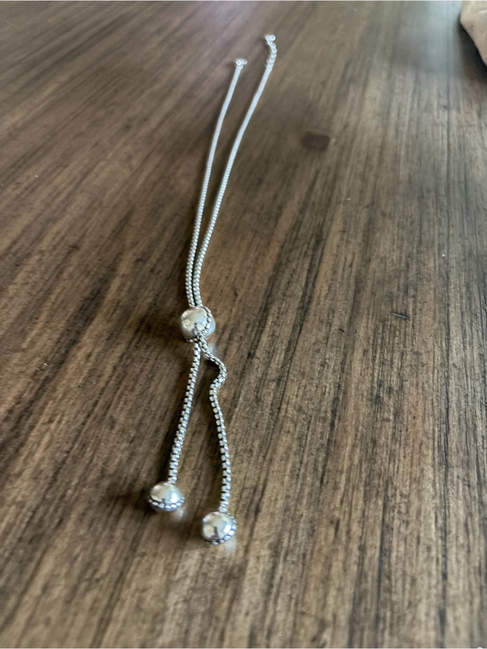 Brighton Silver Sliding Pendant Necklace